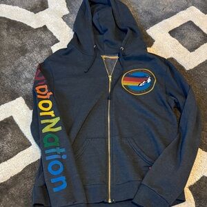Aviator Nation Logo Zip-Up Hoodie